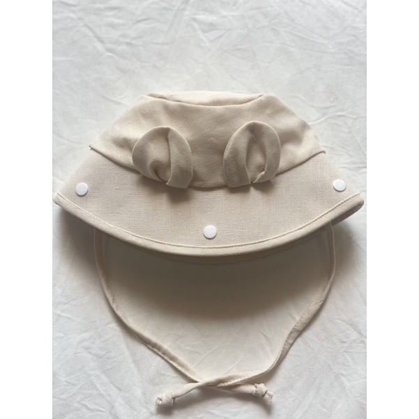 Mũ chống giọt bắn hình tai gấu cho bé