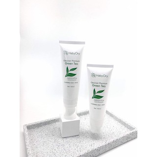 Sữa rửa mặt trà xanh HabyOry - Sữa rửa mặt trắng sáng da giúp da sạch sâu, trắng hồng mịn màng (Mẫu mới KHÔNG đầu cọ)