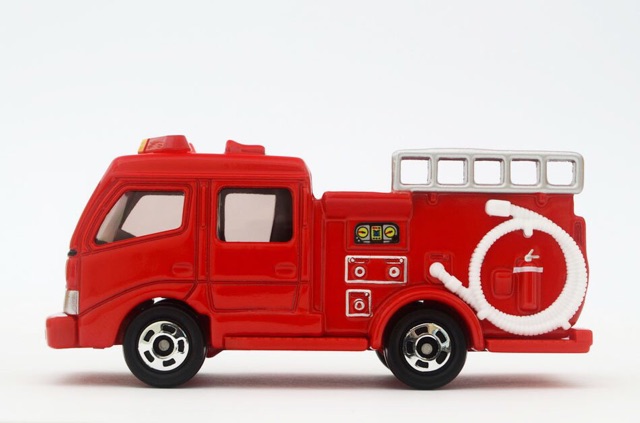 Xe cứu hoả mô hình Tomica Morita Fire Engine (no box)