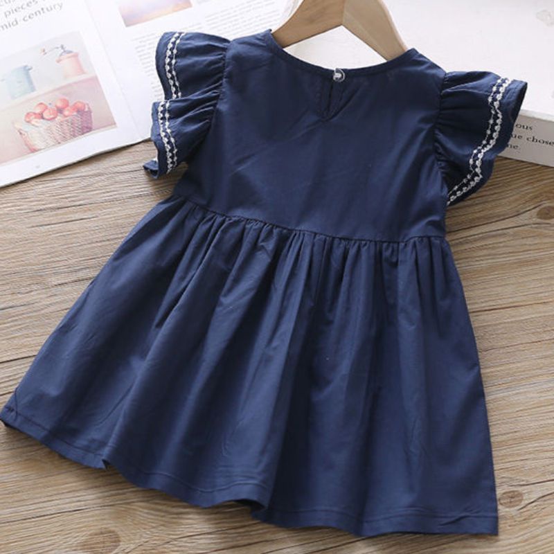 [Kacily]đầm bé gái 0-7years Váy trẻ em gái Váy trẻ em Váy mỏng trẻ em Cô gái váy đầm dự tiệc inport đầm bé gái