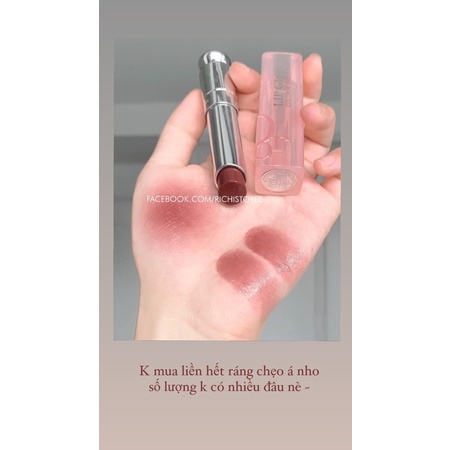 Son dưỡng Dior Lip Glow 012 - 020 - 001 - 004