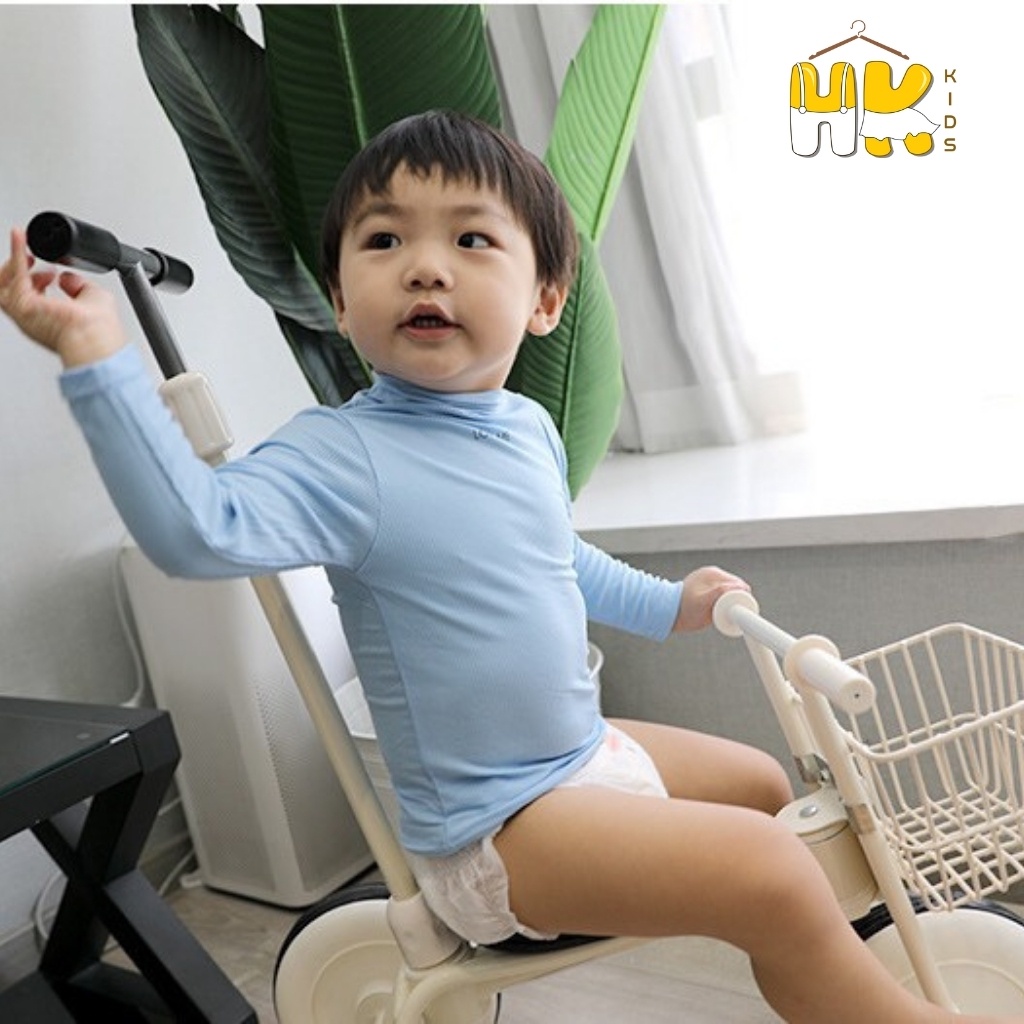 ÁO MINKY THUN GÂN CAO CỔ SIZE 120-130