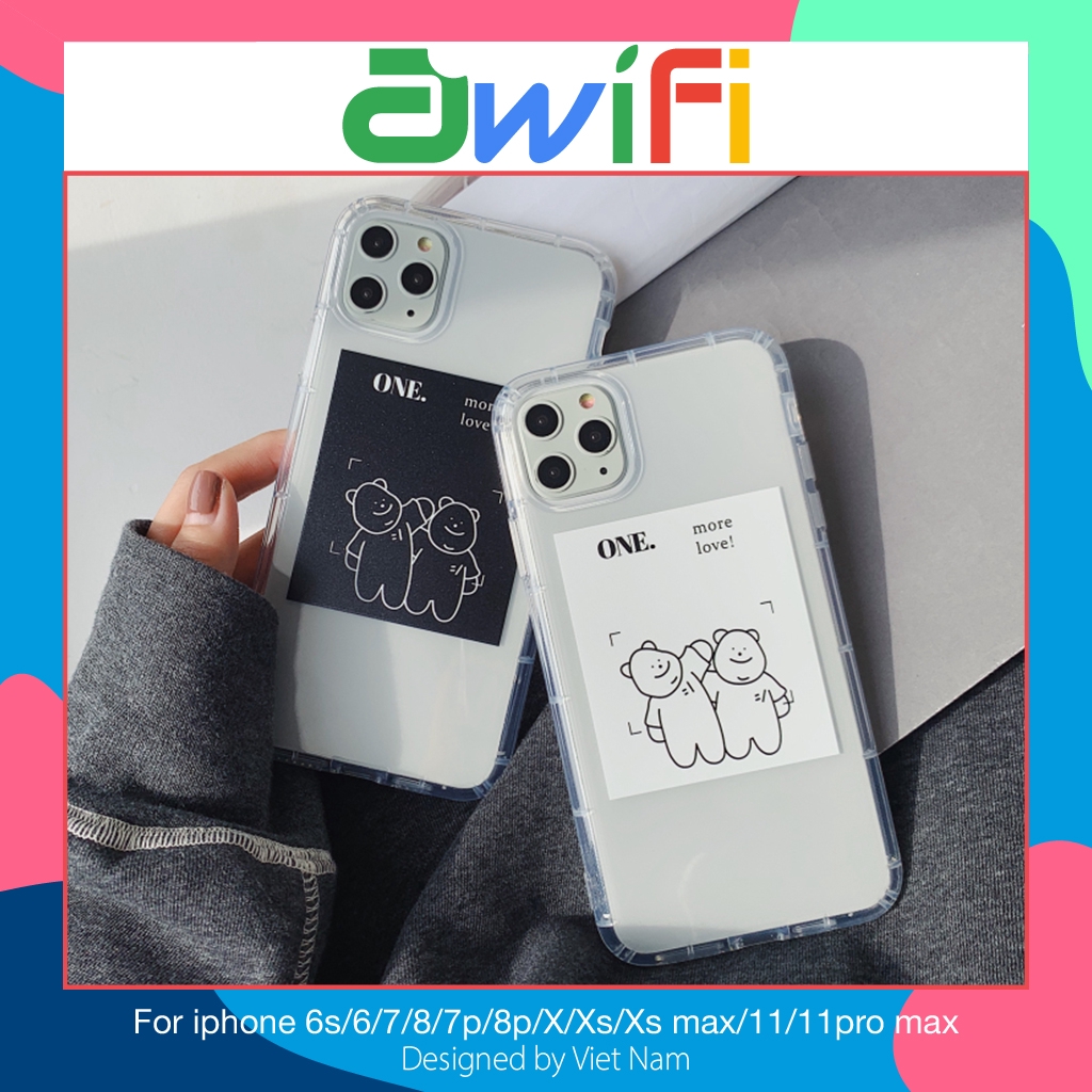 Ốp lưng iphone more love trong 5/5s/6/6plus/6s/6splus/7/7plus/8/8plus/x/xr/xs/11/12/pro/max/plus/promax - Awifi P4-5