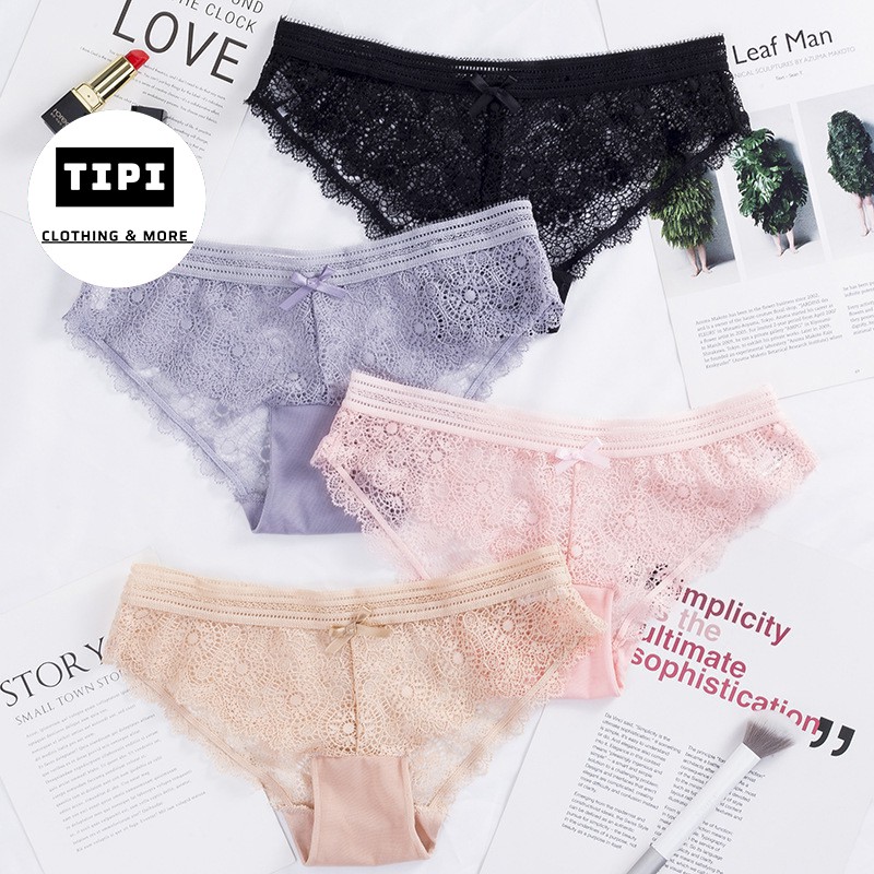 [Mã SKAMCLU7 giảm 10% tối đa 50K đơn 0Đ] Quần lót nữ cao cấp chất ren sexy lady mẫu 8