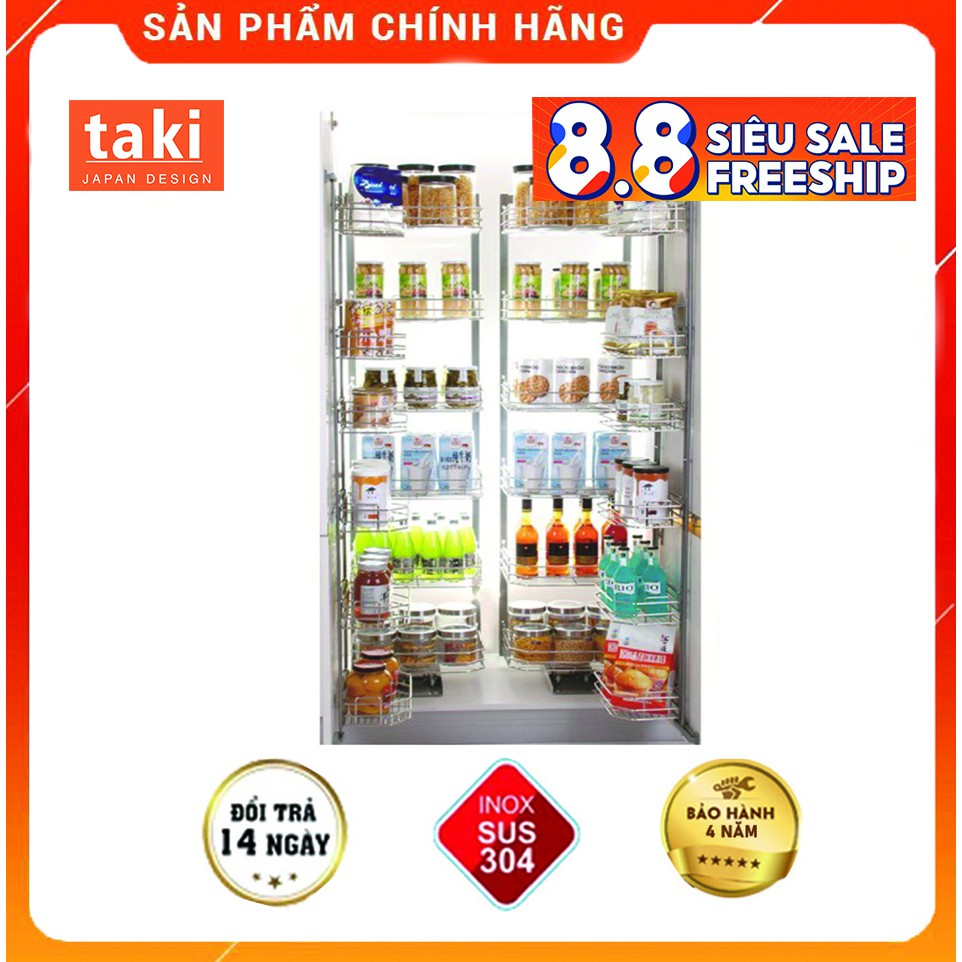 Kệ Đồ Khô Liên Hoàn 12 Ngăn 6 Tầng TAKI - Hàng Chính Hãng