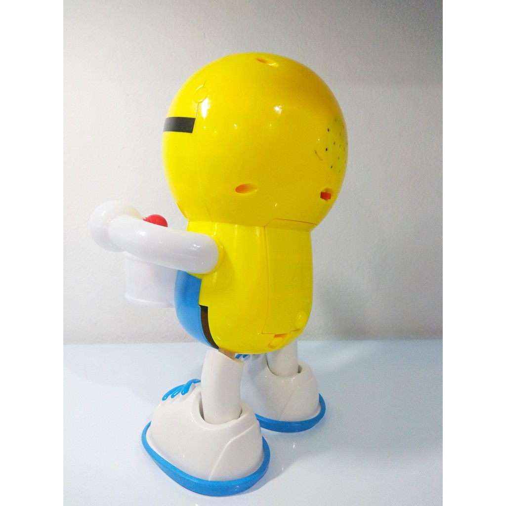 Minion biết nhảy, biết hát có đèn khi sử dụng. Đồ chơi vận động cho bé.