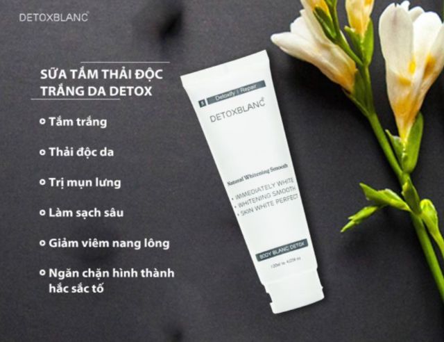 Sữa tắm thải độc trắng da Detox BlanC số 5