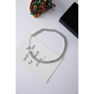 Vòng cổ choker đá sát cổ sang chảnh - D279