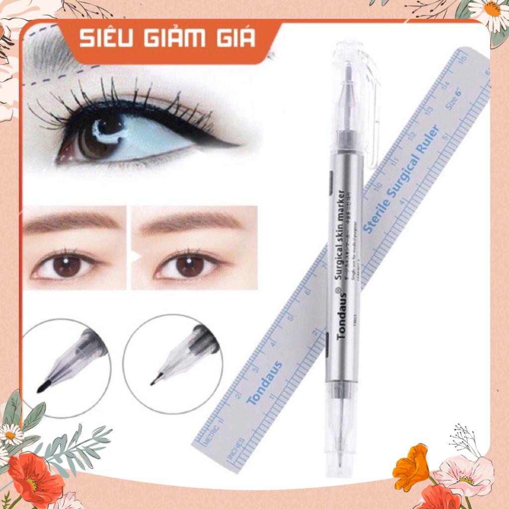 -Bút Định Hình Lông Mày Có 2 Đầu Để Viết