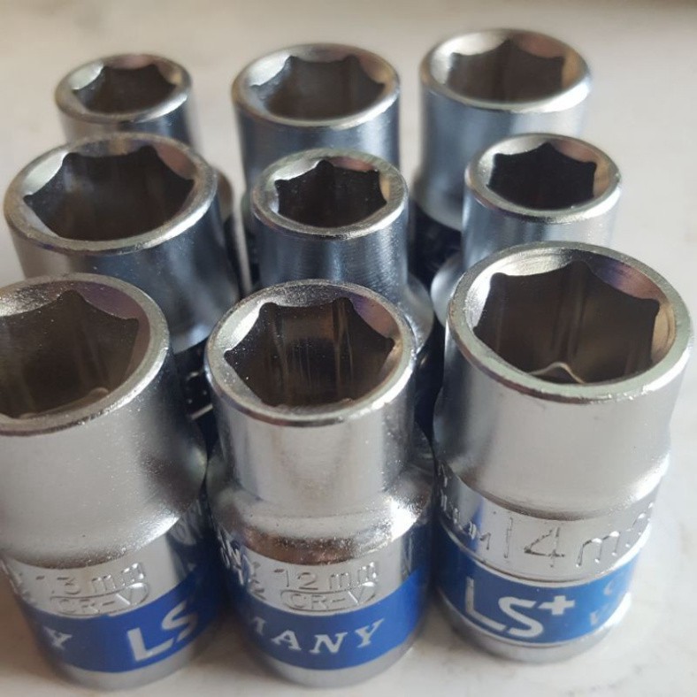 Đầu khẩu 1/2 lục giác đủ số - Đầu tuýp 1/2
