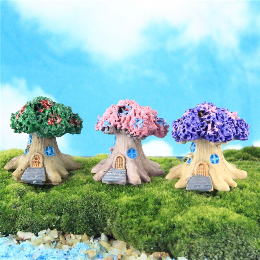 Đồ trang trí Tượng NICKOLAS Mini Bằng Nhựa Resin Trang Trí Sân Vườn DIY