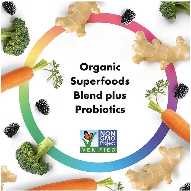 Kẹo dẻo siêu lợi khuẩn cho bé probiotics Rainbow Light Probiolicious Plus Gummies Plus Superfoods 50 viên USA