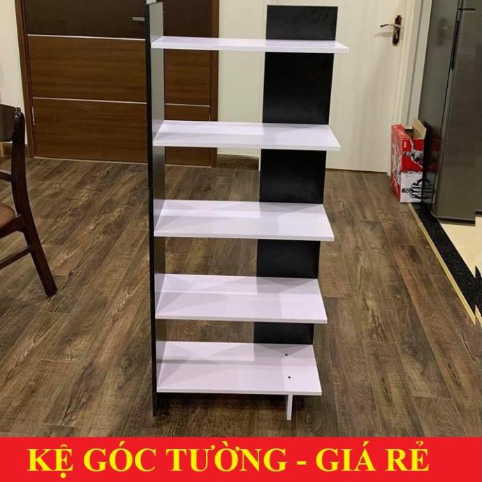 Kệ đứng góc tường bằng gỗ, dùng để đựng sách vở, cây cảnh, hồ sơ, tài liệu, văn phòng phẩm và các đồ gia dụng khác.