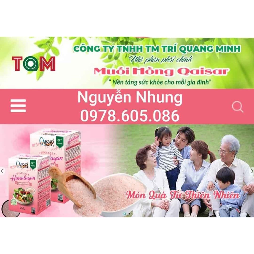 Muối hồng Himalaya Qaisa