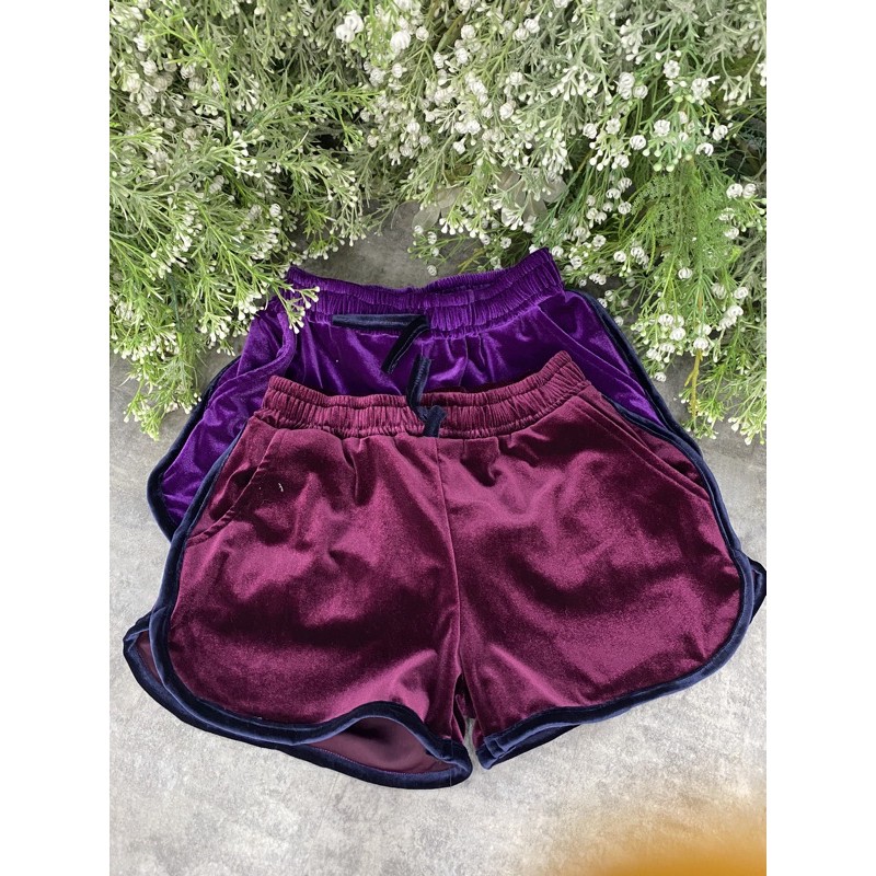 Quần Đùi Nhung 7 màu siêu đẹp. | BigBuy360 - bigbuy360.vn