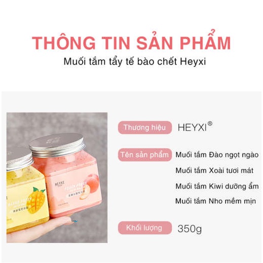 Tẩy tế bào chết body HEYXI nội địa trung