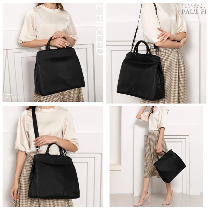 Túi đựng laptop 13.3 14 15.6 inch chống thấm nước có dây đeo vai tháo rời được dành cho nữ