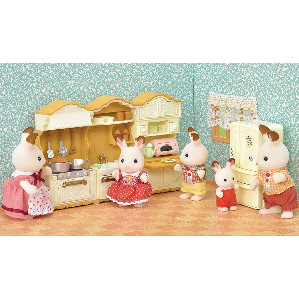 Sylvanian Families Bộ Tủ Lạnh 5 Cửa Refrigerator Set