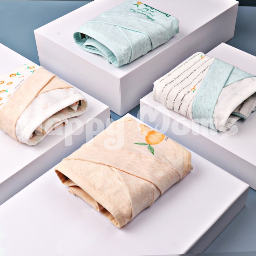 Set 4 QUẦN LÓT BẦU Cotton Cạp chéo EnjoyPreg co giãn 4 chiều cho mẹ bầu và sau sinh