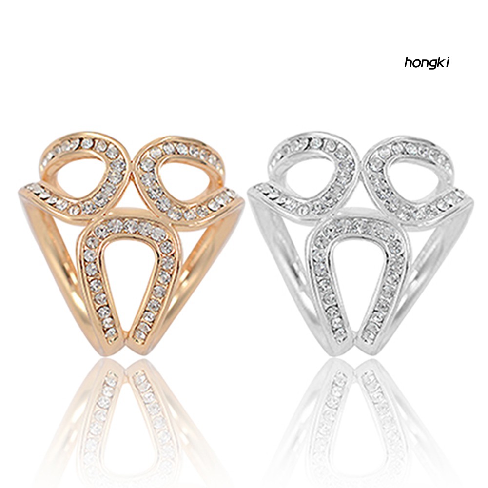 Khuy Cố Định Khăn Choàng Đính Đá Lấp Lánh Thời Trang Cho Nữ