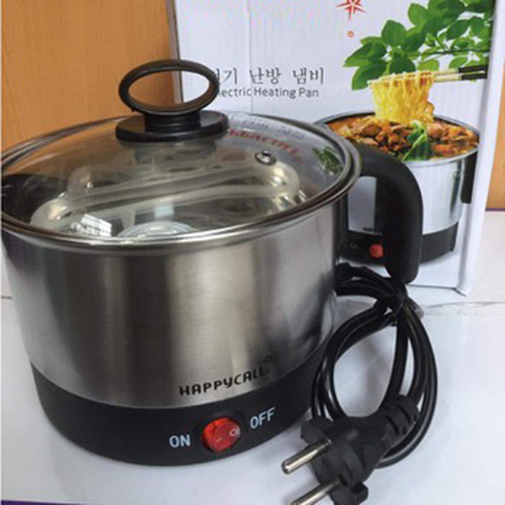 Ca nếu mì inox hapycal 1,6 lit - ca nấu mì mini