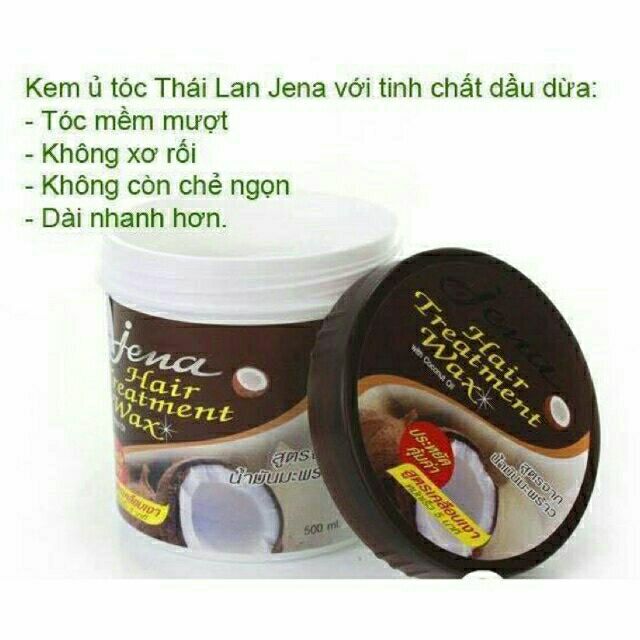 Kem Ủ Tóc dừa già JeNa 500ml Thái Lan chính hãng