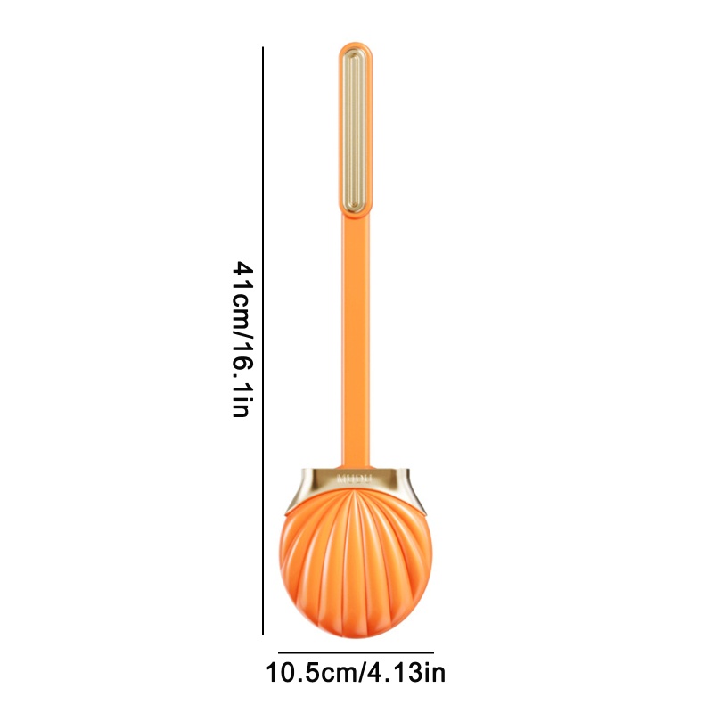 Kiss Bộ Cọ Vệ Sinh Toilet Đầu Silicon Gắn Tường Mở Tự Động Không Chết