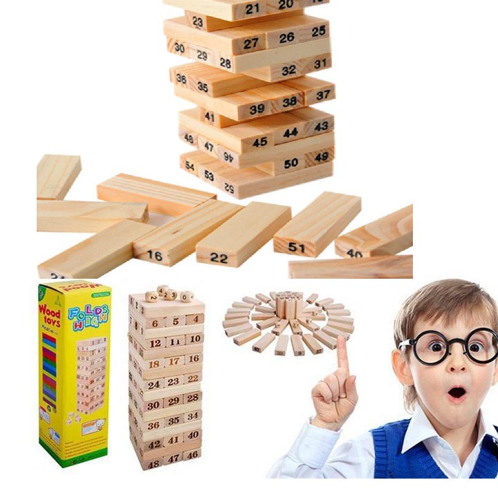 Combo 3 Đồ chơi rút gỗ thông minh giúp trẻ sáng tạo