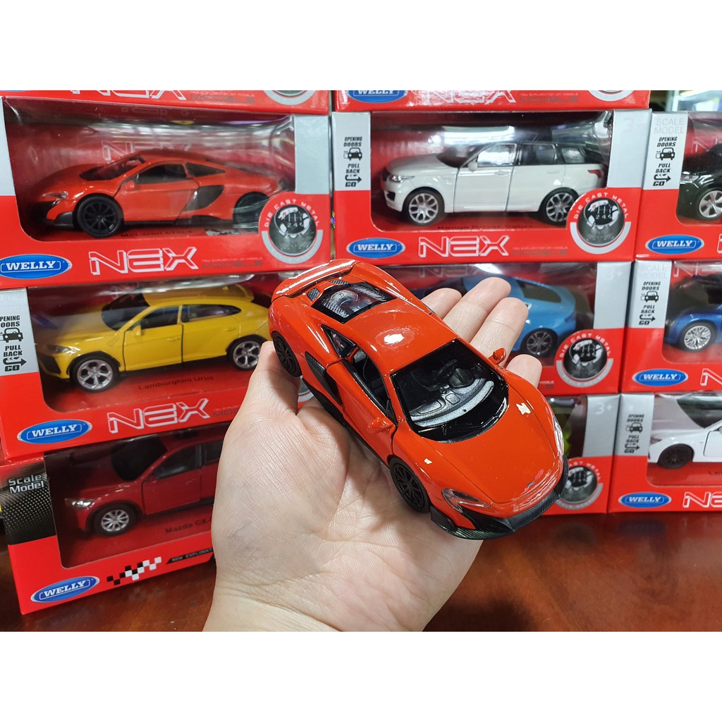 Xe Mô Hình Mclaren 675LT 1:36 Welly ( Cam )