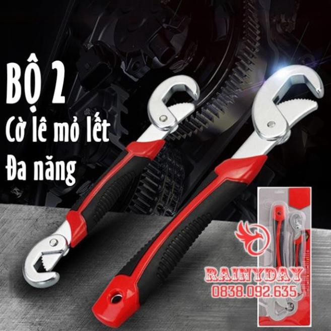 Bộ 2 cờ lê mỏ lết đa năng đủ size 9 32 mm