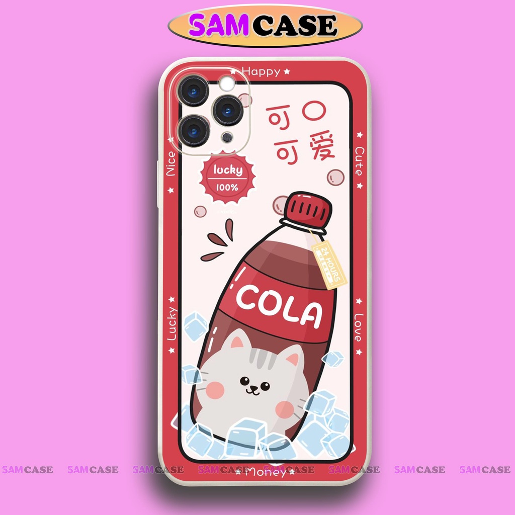 Ốp lưng điện thoại iPhone cặp đôi Cute cạnh viền vuông silicon dẻo bảo vệ cam ip 6/6s/7/8/X/XS/XR/11/12/13 Pro Plus Max