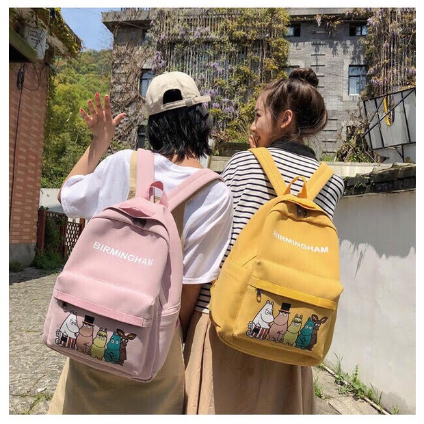 Balo Hình Thú Birmingham Thời Trang Trẻ Đỏ -Vàng - Hồng ( 38x30x10 ) Store4girls