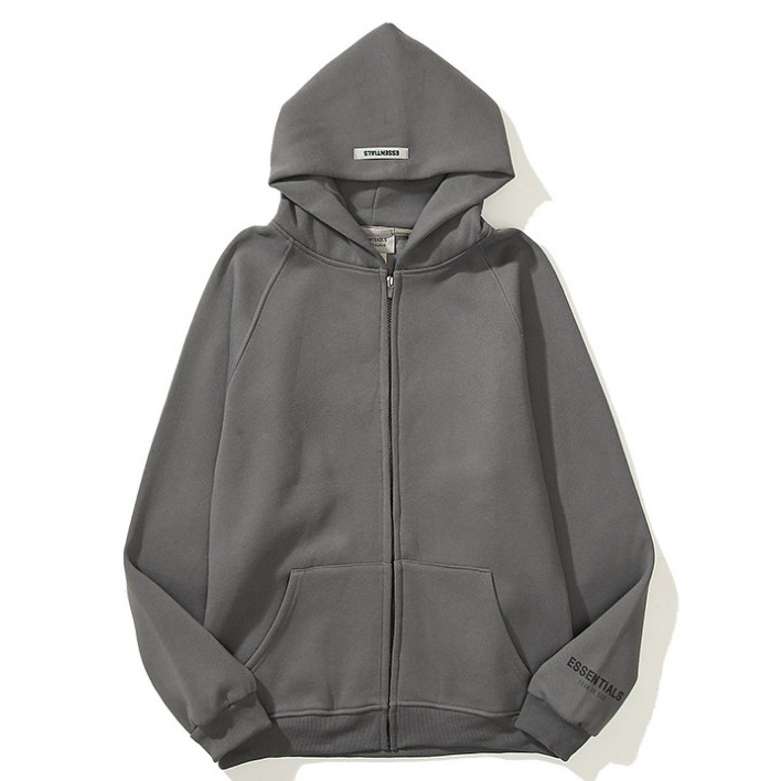 Hàng Mới Về Essentials FOG FEAR OF GOD Dây Kéo Nam Nữ Người Yêu Áo Len