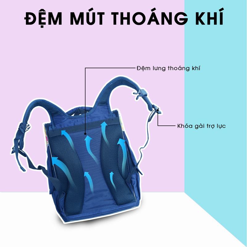 Cặp Học Sinh Chống Gù MITI C11060M_WC Dành Cho Bé Trai