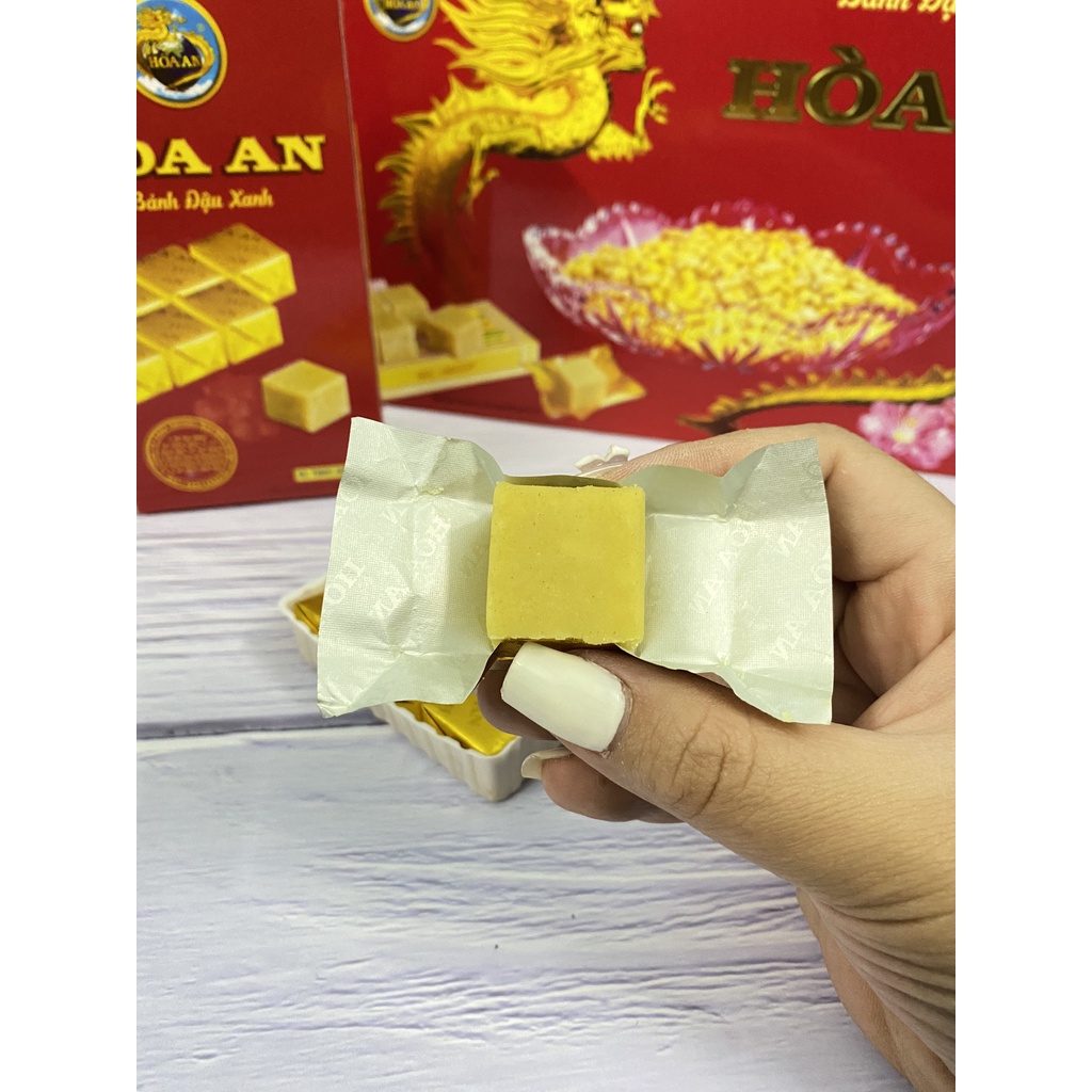 Bánh Đậu Xanh Hòa An Đặc Sản Hải Dương 100g/200g/320g/450g Hàng Chính Hãng- Thơm Ngon Bổ Dưỡng