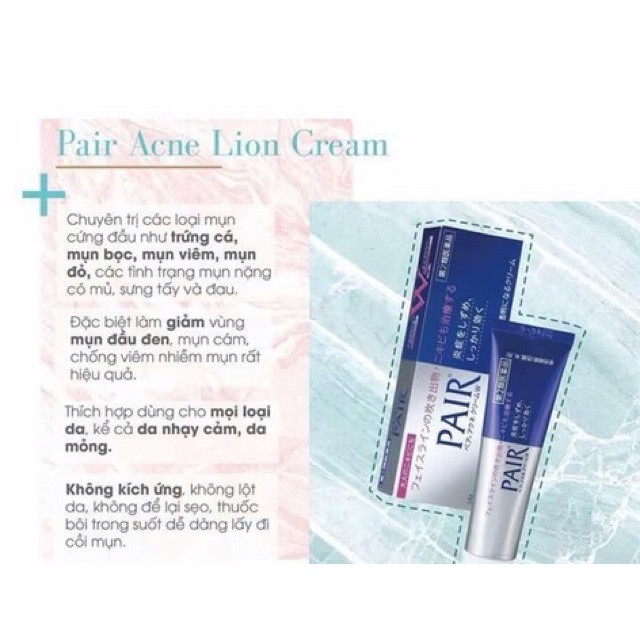 Kem giảm mụn Pair Acne Nhật Bản