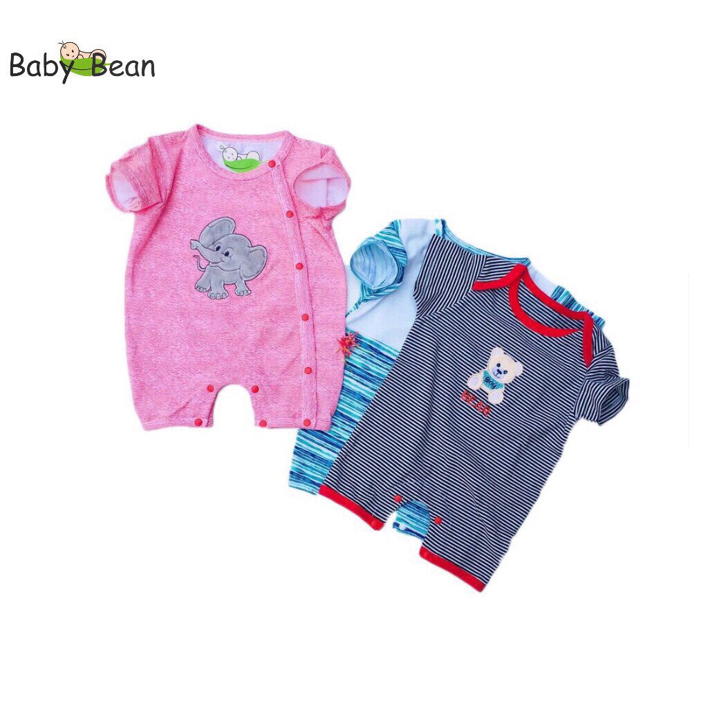 Bộ Bodysuit Ngang Đùi Bé Sơ Sinh Trai BabyBean (MÀU NGẪU NHIÊN)