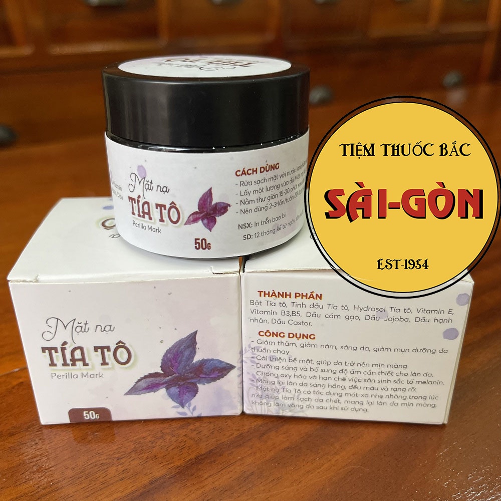 Mặt Nạ Tía Tô Dành Cho Da Nám, Tàn Nhang 50g