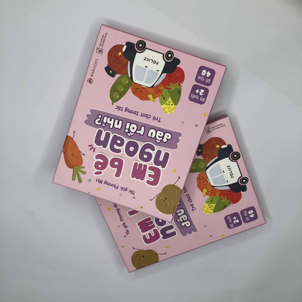 Đồ chơi - Em bé ngoan đâu rồi nhỉ - Boardgame Wabooks tương tác giữa bố mẹ và bé - Dành cho lứa tuổi 2-4