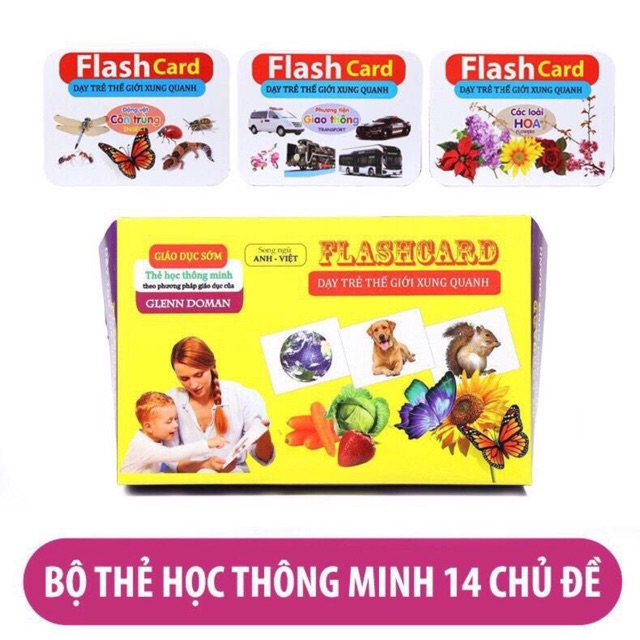 BỘ THẺ HỌC THÔNG MINH LOẠI LỚN