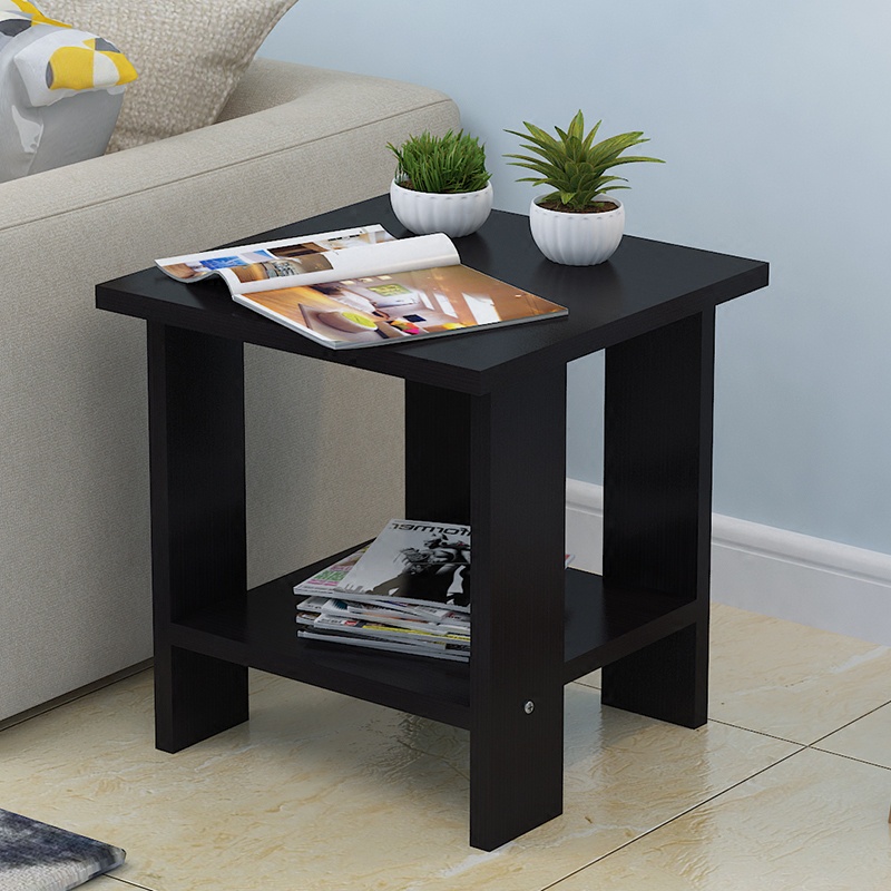 Kệ đầu giường 2 tầng Hình Vuông, kích thước 40cm ,màu sắc tùy chọn TRẮNG/ VÂN GỖ, hàng New 2022