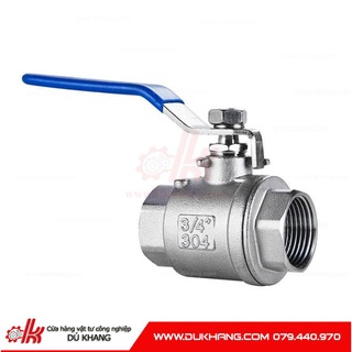 Van bi 2 thân gạt tay inox 304