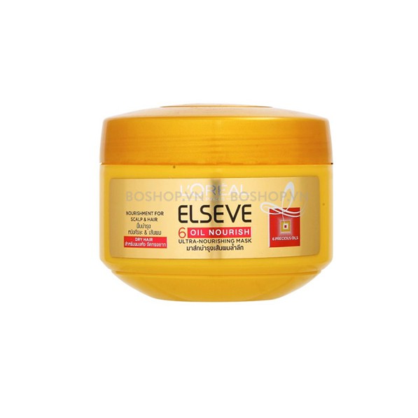Kem ủ tóc chiết xuất tinh dầu hoa tự nhiên LOreal Paris Elseve Extraordinary Oil Ultra Nourishing 200ml