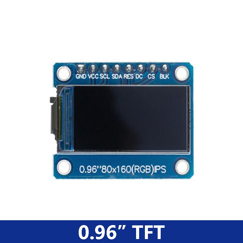 Mô Đun Màn Hình LCD TFT 0.96/1.3/1.44/1.77/1.8/2.0/2.4/2.8 inch IPS 7P SPI HD 65K ST7735 IC 80*160 Cho Arduino