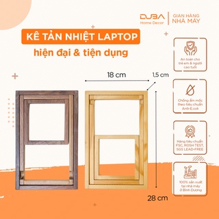 Giá kê tản nhiệt laptop gỗ chuẩn xuất khẩu Châu Âu - DUBA