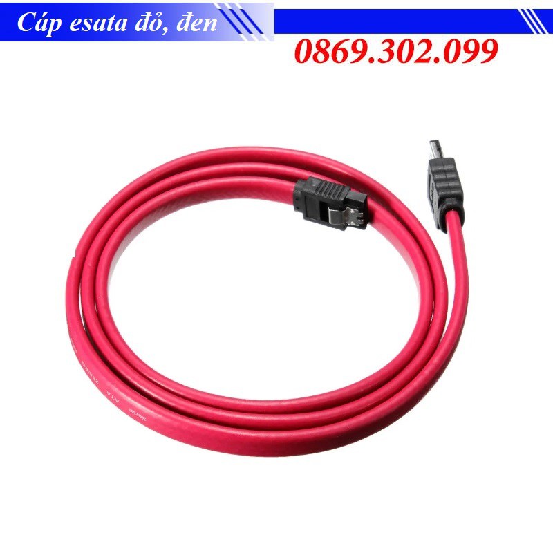 Cáp eSata-sata đen - Chuẩn cổng eSATA có thể kết nối ổ cứng 2.5&quot; và 3.5&quot;