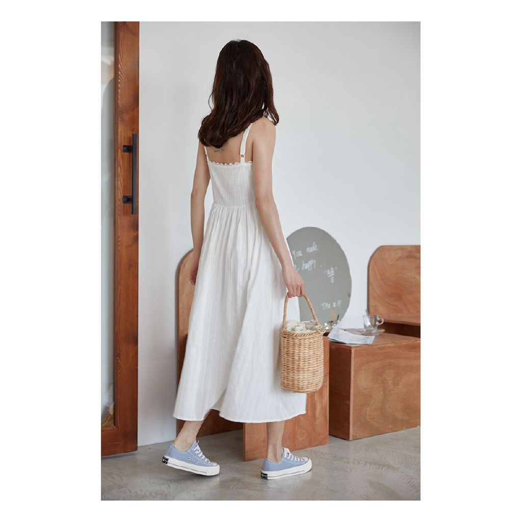 Đầm hai dây thời trang thanh lịch cho nữ 158612 | BigBuy360 - bigbuy360.vn