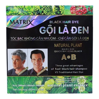 GỘI LÀ ĐEN/ NÂU THẢO DƯỢC MAXTRIX