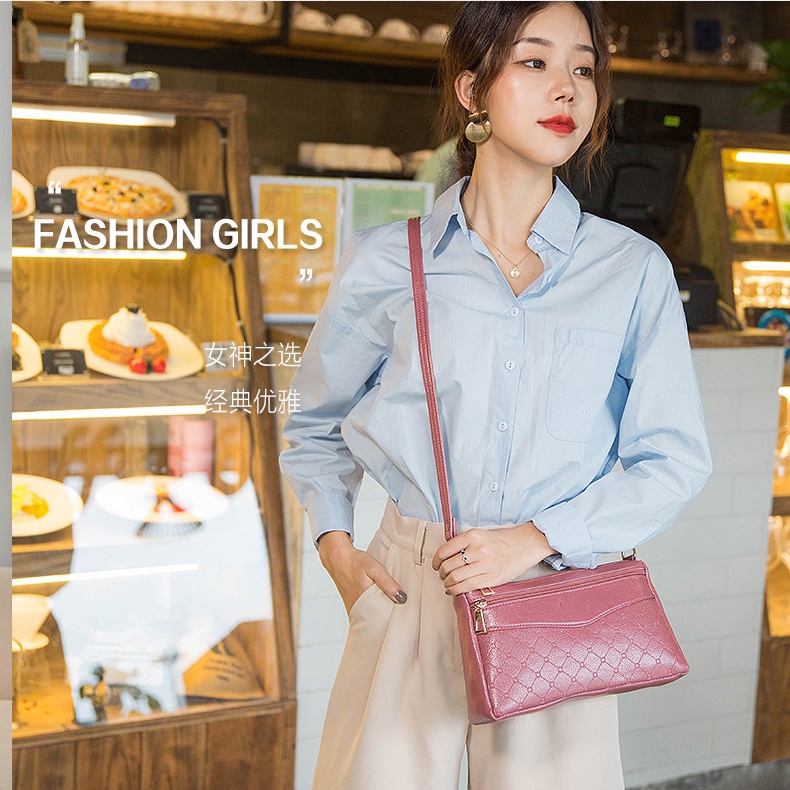 Túi đeo chéo nữ da mềm nhiều ngăn giá rẻ BAG U CG112