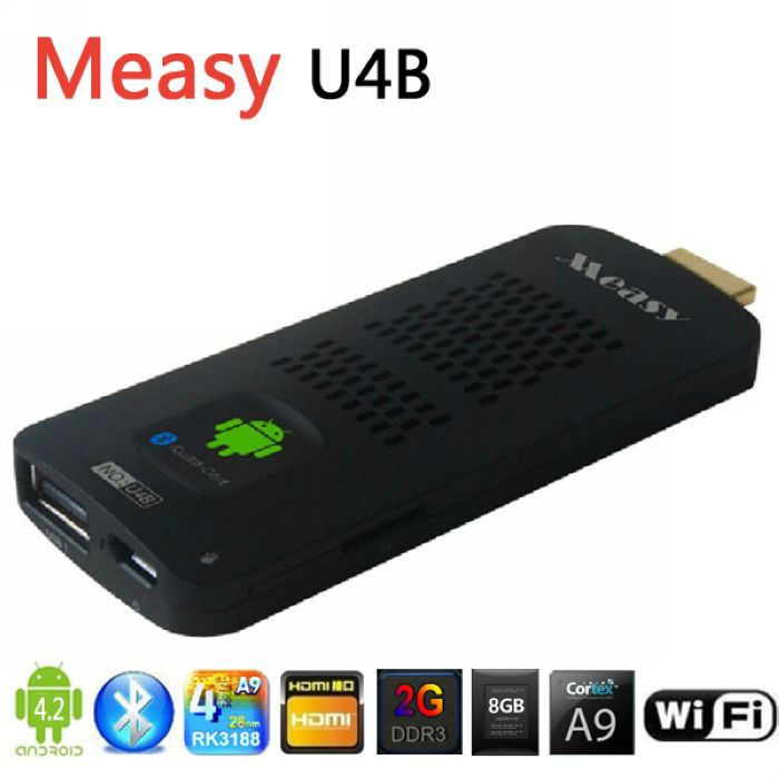 Bộ Android TV Box 4.2 Jelly bean MEASY U4B RAM 1G , ROM 4G, HỖ TRỘ THẺ NHỚ 32G